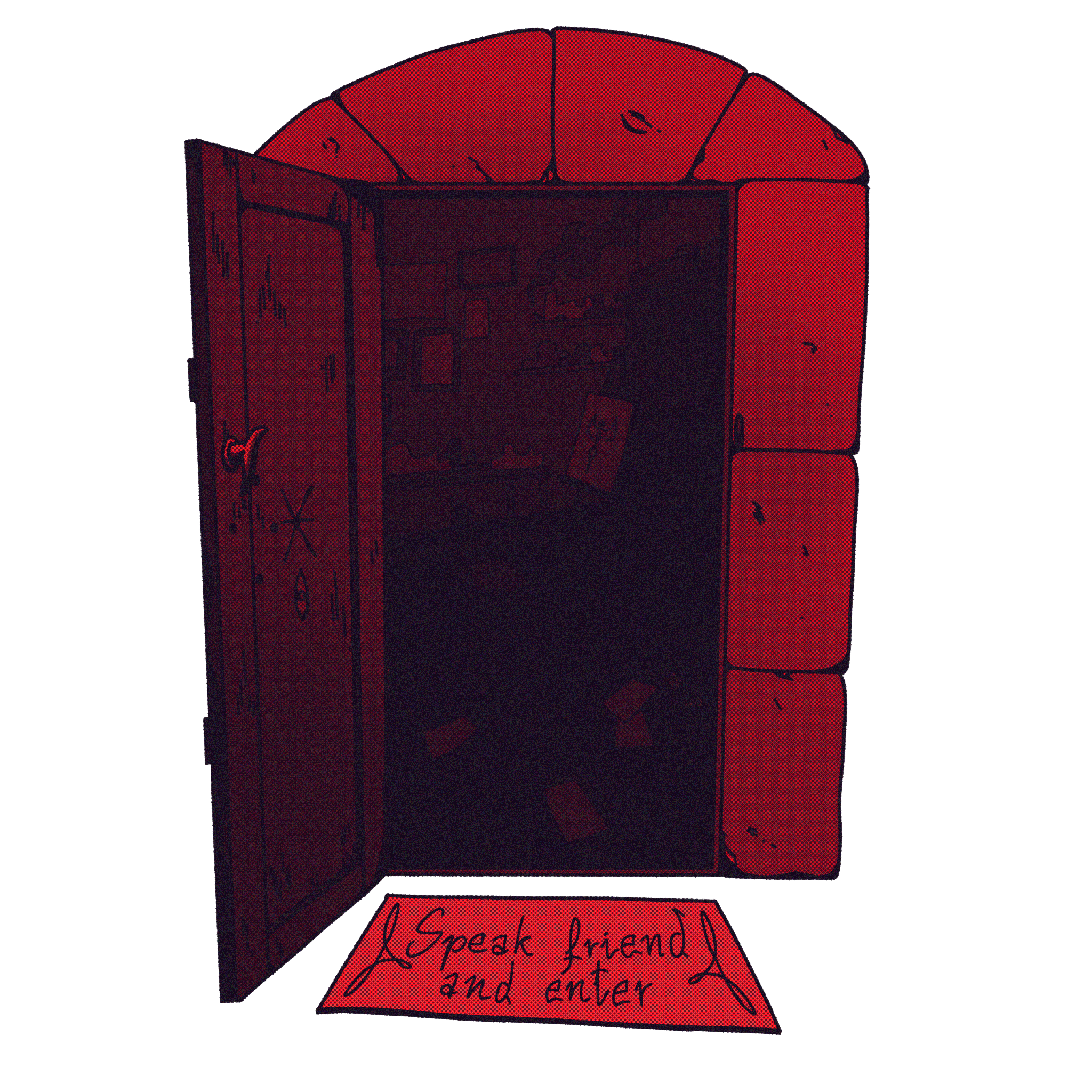 the door is open, inviting you in